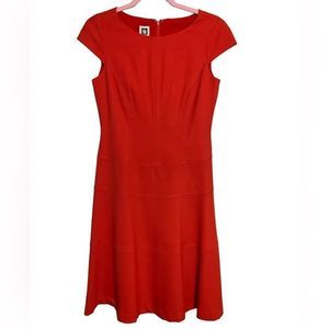 RED ANNE KLEIN DRESS SIZE 4